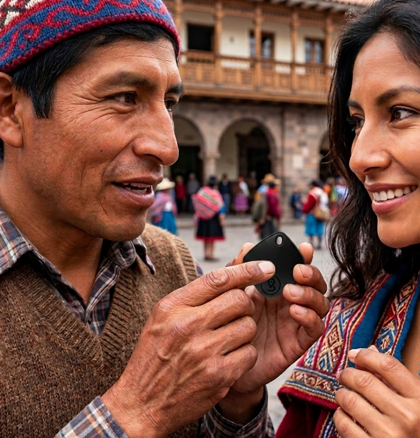 Rastreo de pertenencias con iTagPro desde el celular en Perú